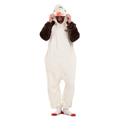 Snuggs Blanket Animal Onesie Snowman